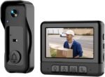 X6 Video Doorbell with 4.3'' Monitor, 2.4G Wireless Intercom Doorbell System, Non-WiFi Live View, Two-Way Audio, 130° HD Camera, IR Night Vision, Easy Installation for Home Security