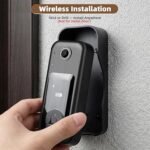 X6 Video Doorbell with 4.3'' Monitor, 2.4G Wireless Intercom Doorbell System, Non-WiFi Live View, Two-Way Audio, 130° HD Camera, IR Night Vision, Easy Installation for Home Security - Image 3