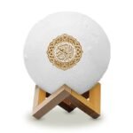 SQ168 Moon Lamp Quran Speaker - Kids Night Light Galaxy Lamp 7 Colors LED 3D Star Moon Light with Stand, Remote Touch APP Control, USB Rechargeable Quran Recitation Eid Mubarak hajj Gifts