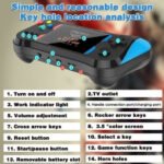 X7M Classic Handheld Game Console for Kids & Adults – Retro Mini Gaming Device with 500 Built-in Classic Games, TV Output Support, Dual Player Mode, Portable Design & Endless Entertainment Fun - Image 5