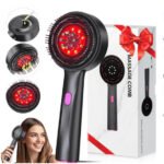 Scalp Massager Brush with Oil Applicator - Cordless Electric Hair Scalp Messenger, Shiatsu Head Massage, IPX7 Waterproof, Portable Deep Head Massager Comb For Hair Growth & Head Relaxation