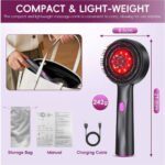 Scalp Massager Brush with Oil Applicator - Cordless Electric Hair Scalp Messenger, Shiatsu Head Massage, IPX7 Waterproof, Portable Deep Head Massager Comb For Hair Growth & Head Relaxation - Image 2