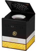 SQ718 Bakhoor Incense Burner with Quran Speaker, App and Remote Control, Bluetooth Quran Speaker with LED Night Light, Digital Bakhoor Burner with Full Quran.
